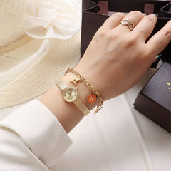 Simple Retro Special Interest Light Luxury Small Gold Watch