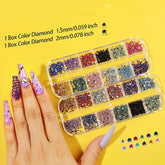 Traje adhesivo iridiscente transparente con diamantes AB