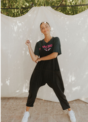 Lässiger Jumpsuit mit weitem Bein für Damen