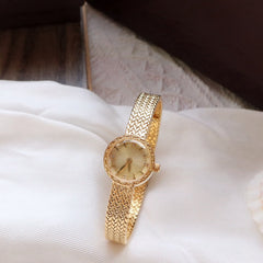 Simple Retro Special Interest Light Luxury Small Gold Watch