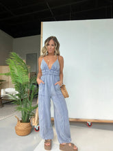 Jeans-Jumpsuit im lässigen Stil