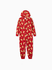 Bedrucktes Weihnachts-Lebkuchen-Muster-Familien-Set