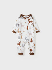 Festive Reindeer Family Matching Pajama Set
