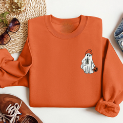 Sudadera con estampado de espíritu lúdico