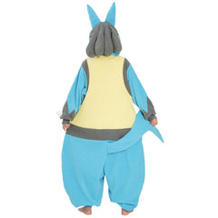 Lucario Cartoon inspiriertes Onesie-Kostüm