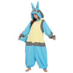 Lucario Cartoon inspiriertes Onesie-Kostüm