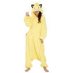 Meowth Cartoon inspiriertes Onesie-Kostüm