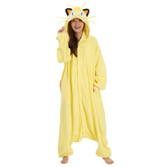 Meowth Cartoon inspiriertes Onesie-Kostüm