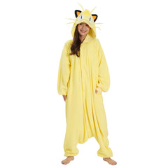 Meowth Cartoon inspiriertes Onesie-Kostüm