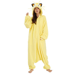 Meowth Cartoon inspiriertes Onesie-Kostüm