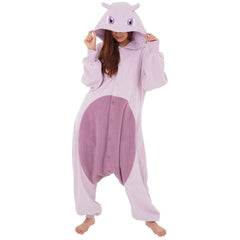 Mewtwo Cartoon Onesie Kostüm