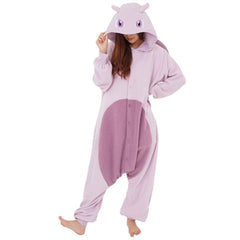 Mewtwo Cartoon Onesie Kostüm