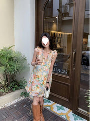 Floral Sleeveless Tank Dress