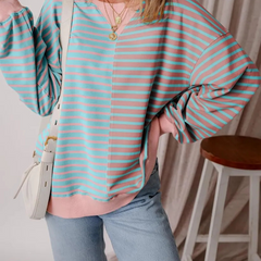 Pullover mit Streifenmuster für jeden Tag