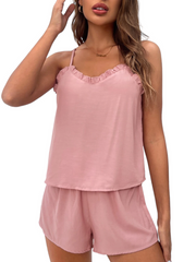 Trim Lounge Cami Top und Shorts