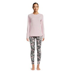 Zweiteiliges Thermo-Strickset mit Pullover-Oberteil und Leggings