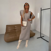 Two Piece Sweater And Dress Set