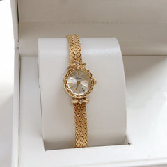 Simple Retro Special Interest Light Luxury Small Gold Watch