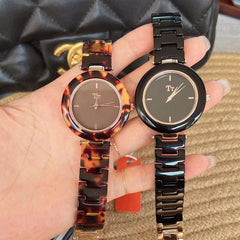 Hawksbill Amber Retro Saving High Sense Uhr