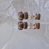 Parche de uñas removible blanqueador suave