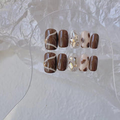 Parche de uñas removible blanqueador suave