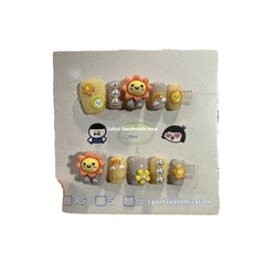 Armadura de león amarillo limón