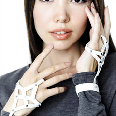 Simple Hollow Leather Bracelet Chain