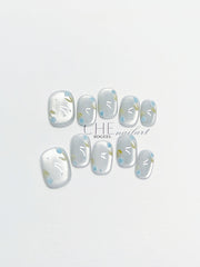 Kurze Nagelspitze für den Sommer