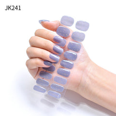 Pegatinas para uñas con efecto ojo de gato transparente de hielo Aurora Wear Nail Tip