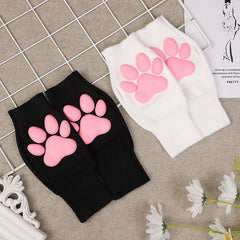 3D-Silikon-Katzenpfotenpolster-Handschuhe