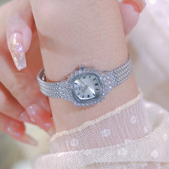 Reloj retro Lucky Small Square Wheat Mini