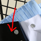 Reine Farbe All-matching Gefälschte Manschettenknöpfe Ärmel Plissee Flare Ärmel Dekoration