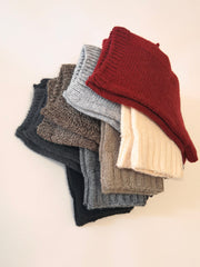 Guantes de medio dedo de lana y cachemira para hombre y mujer