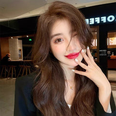 Wig Seamless Artificial Hair Full-head Wig Long Curly Hair