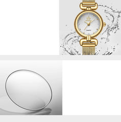 Student Quartz Watch With Mesh Chain