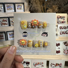 Armadura de león amarillo limón