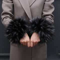 Cute Windproof Simple Furry Sleeves