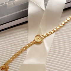 Retro Net Dünne Kette Exquisite Quarzuhr