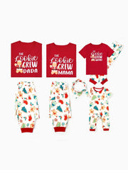 Passendes Pyjama-Set mit Cookie Crew-Motiv für die ganze Familie