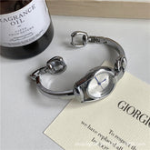 Niche Damen-Armbanduhr im Retro-Stil mit künstlerischem Zifferblatt und Stahlarmband