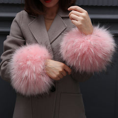Cute Windproof Simple Furry Sleeves