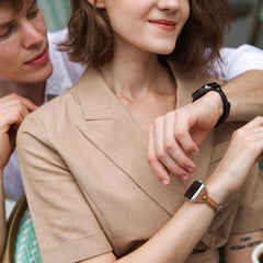 Reloj de cuero de alta gama con correa pequeña