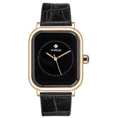 Reloj Hold Love 8877 para mujer, cuadrado, de cuarzo, informal.