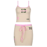 Two-Piece Set With Contrasting Colors