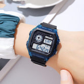 Wasserdichte multifunktionale elektronische Uhr für Outdoor-Sportstudenten für Männer und Frauen