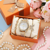 Quarzuhr Diamant Schmetterling Zirkon Armband