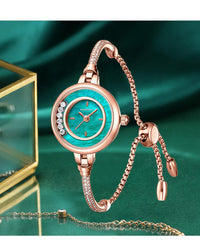 Small Green Table Simple Elegant Circular Female