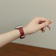Correa de reloj de cuero genuino Correa para iwatch Applewatch