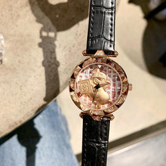 Wenn die Uhr des Golden Pig Girl kommt, wird sie Uhren übertragen