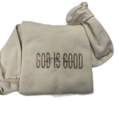 Klassischer, weicher Hoodie mit Stickerei und Aufdruck